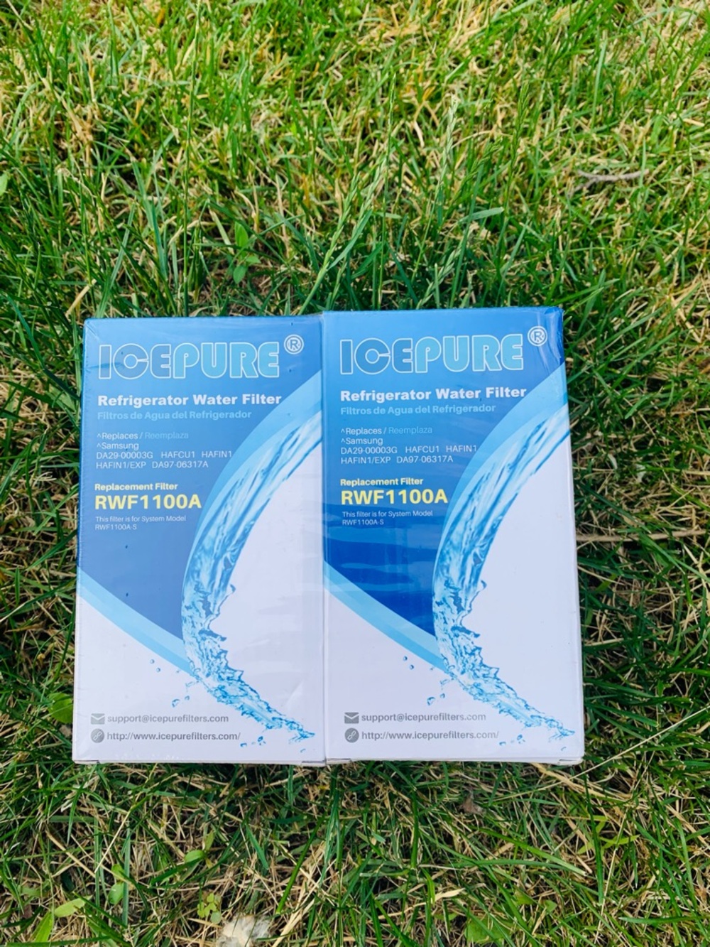 Samsung Refrigerator Water Filter Replacement - Blue & White Packaging (2-Pack)